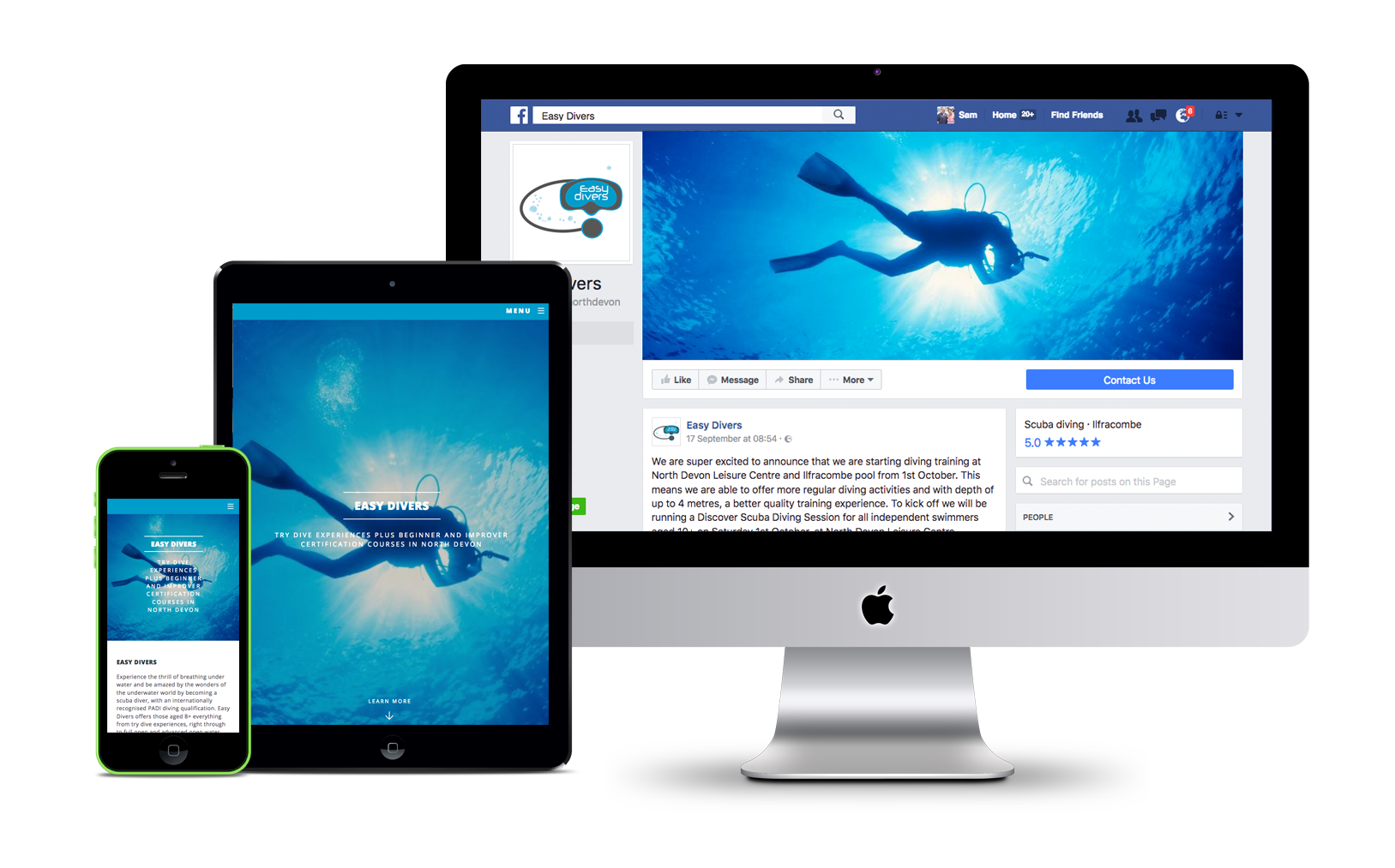 Create a website using your facebook page